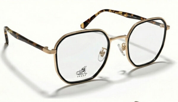 Gold Square Optical Frame