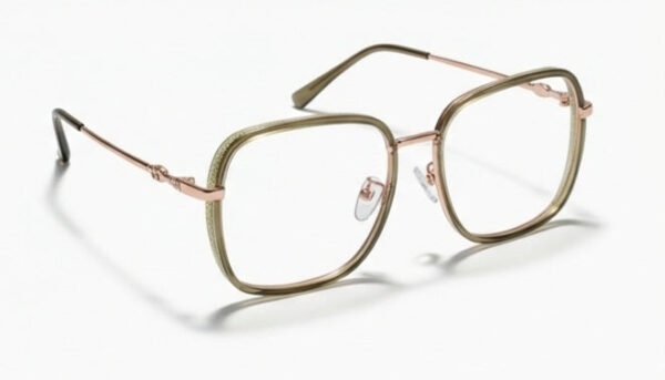 Olive Gold Metal Frame