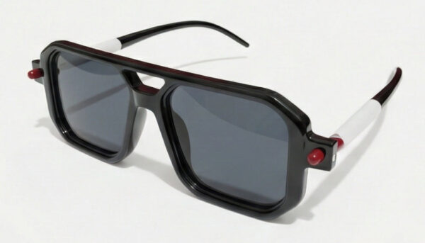Black Square Grey Sunglasses
