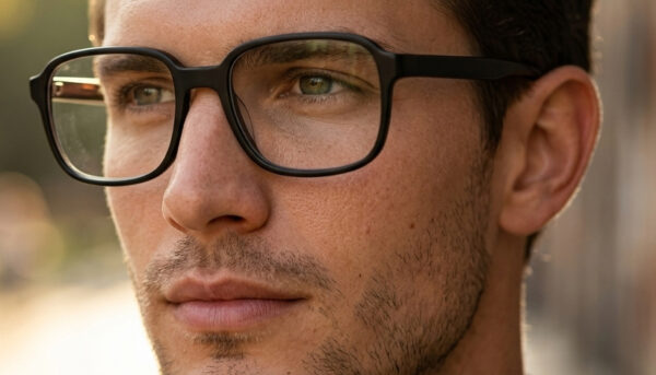 Black fashion Eyeglass Frame