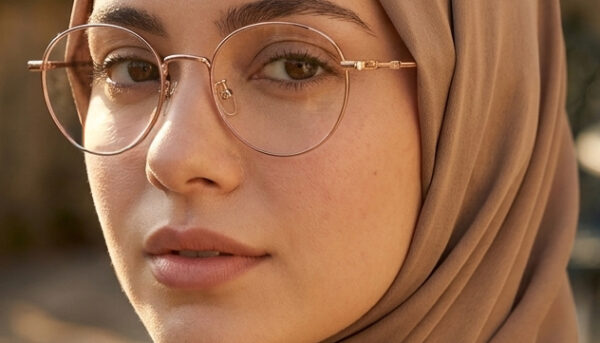 Rose Gold Round Eyeglasses