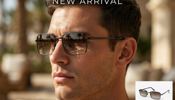 Classic rectangular sunglasses