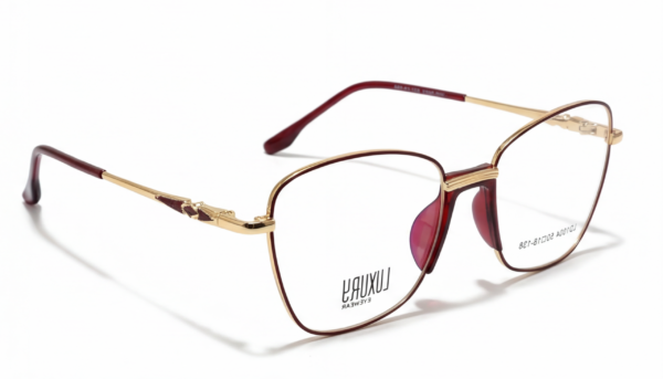 Pink Metal Optical Frame