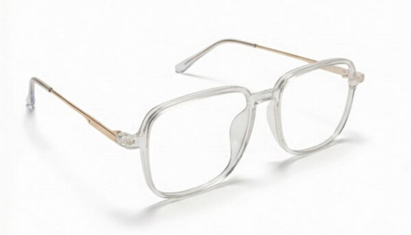 Clear & Gold Square Frame