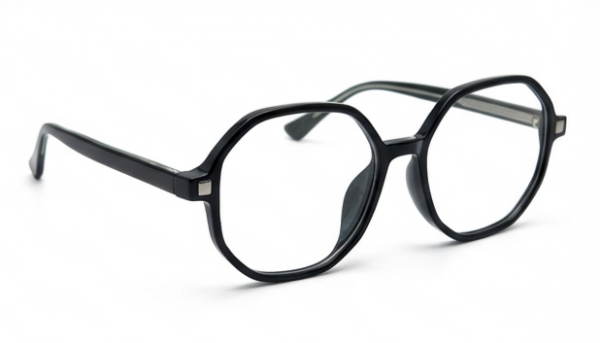 Black Square Eyeglass Frame